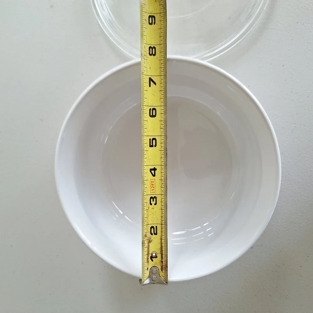 CorningWare French White 1-1/2-Quart Covered Round Dish with Glass Lid